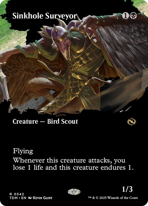 Sinkhole Surveyor (Borderless) (TDM-342) - Tarkir: Dragonstorm: (Showcase)