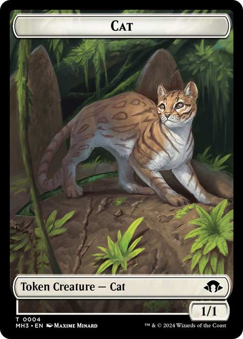 Cat (TMH3-004) - Modern Horizons 3 Tokens