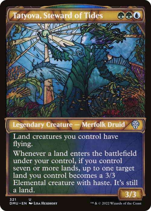 Tatyova, Steward of Tides (Showcase) (DMU-321) - Dominaria United: (Showcase)