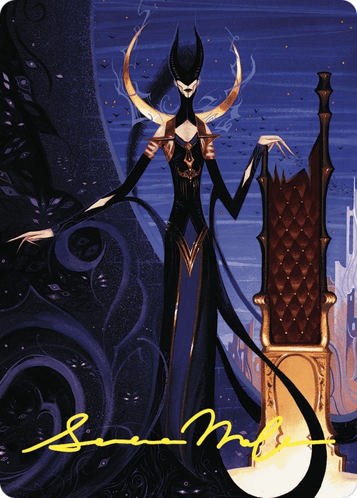 Ashiok, Wicked Manipulator // Ashiok, Wicked Manipulator (AWOE-057) - Wilds of Eldraine Art Series (Borderless) Foil