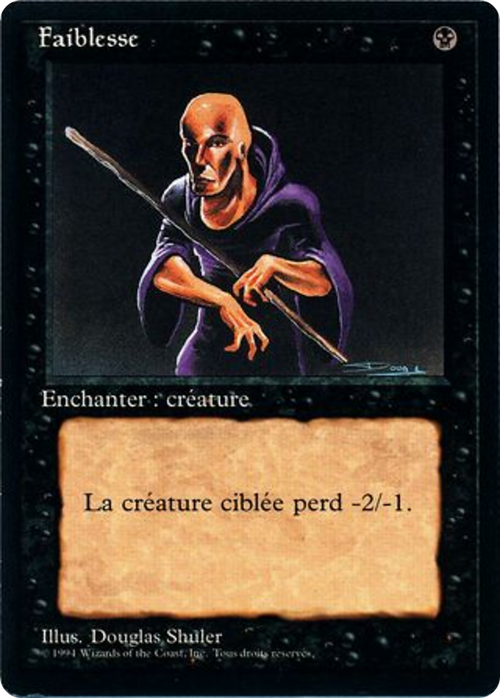 Weakness (FBB-) - Foreign Black Border