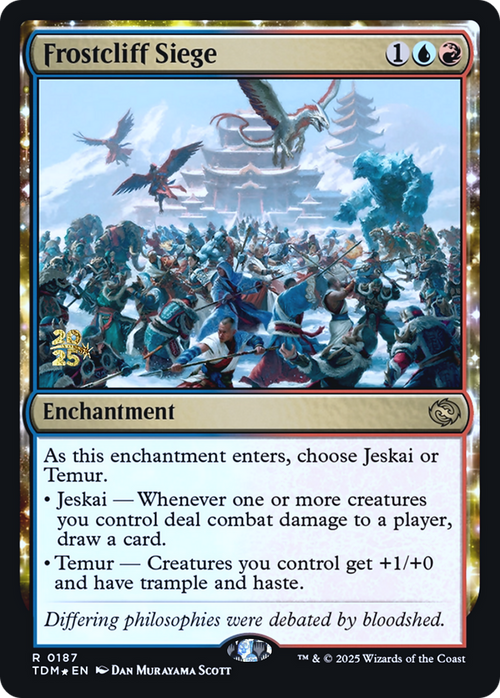 Frostcliff Siege (PRE-187S) - Prerelease Cards: (enchantment) Foil