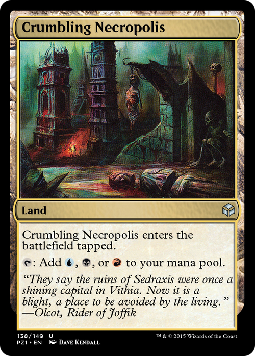 Crumbling Necropolis (PZ1-138) - Legendary Cube Prize Pack Foil