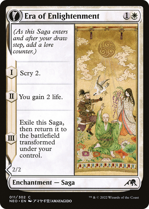 Era of Enlightenment (NEO-011) - Kamigawa: Neon Dynasty: (fandfc, enchantment) Foil