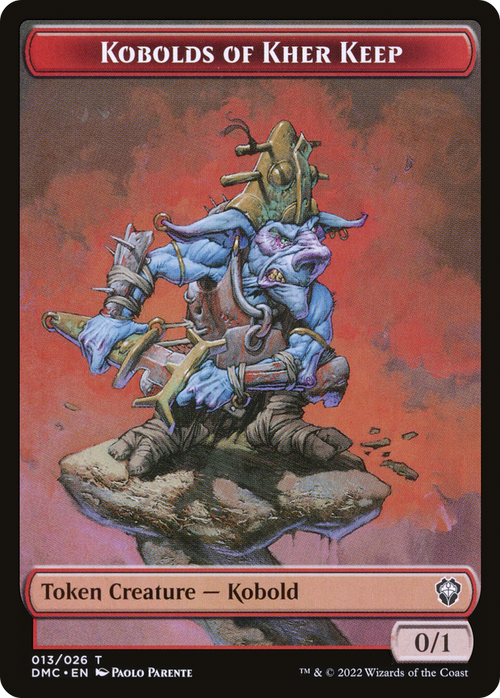 Kobolds of Kher Keep (TDMU-013) - Dominaria United Tokens Foil