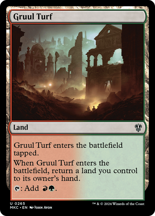 Gruul Turf (MKC-265) - Murders at Karlov Manor Commander