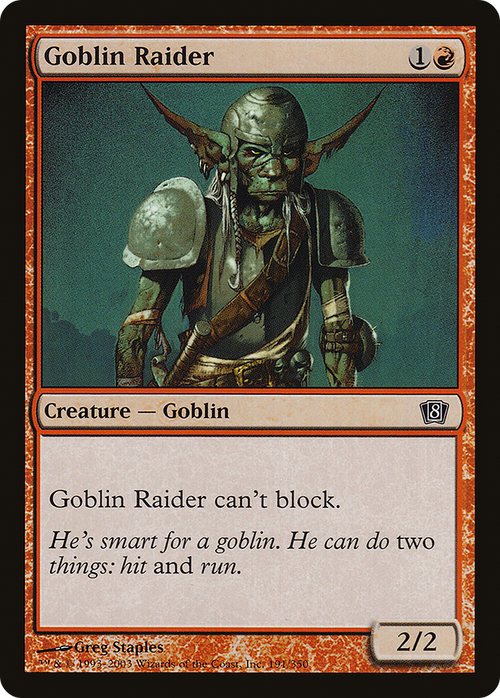 Goblin Raider (8ED-191) - 8th Edition