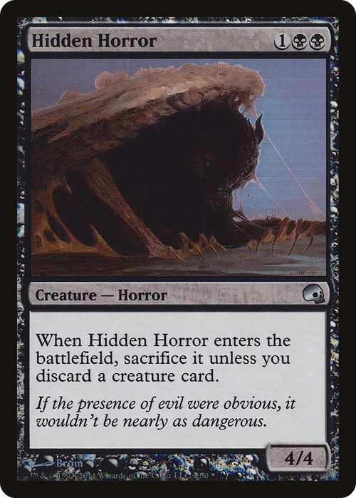 Hidden Horror (GRV-002) - Premium Deck Series: Graveborn Foil