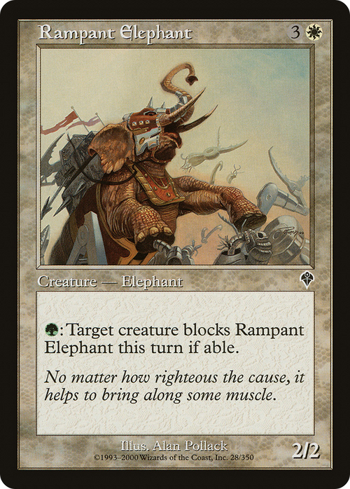 Rampant Elephant (INV-028) - Invasion