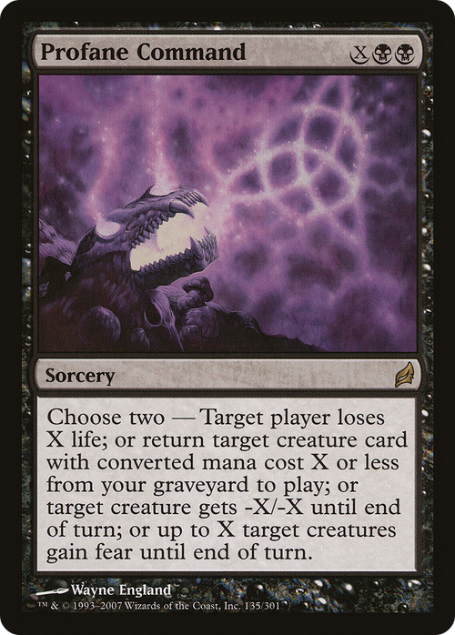 Profane Command (LRW-135) - Lorwyn