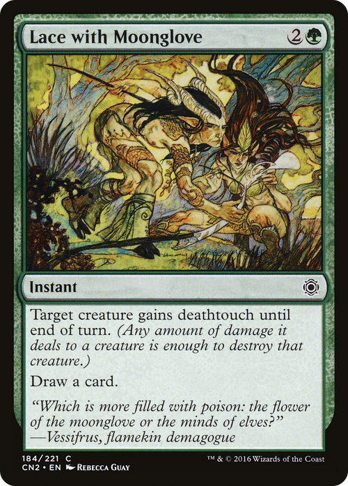 Lace with Moonglove (CN2-184) - Conspiracy: Take the Crown Foil