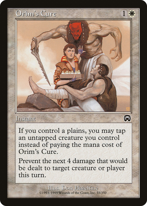 Orim's Cure (MMQ-033) - Mercadian Masques Foil