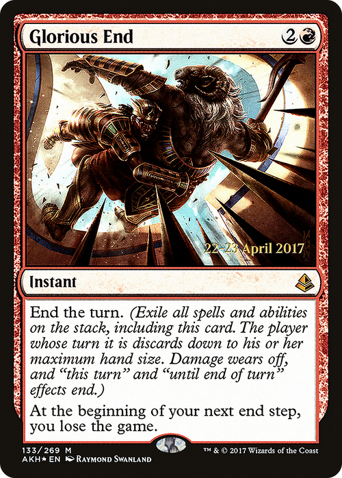 Glorious End (PRE-133S) - Amonkhet Promos Foil
