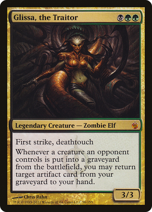 Glissa, the Traitor (MBS-096) - Mirrodin Besieged Foil