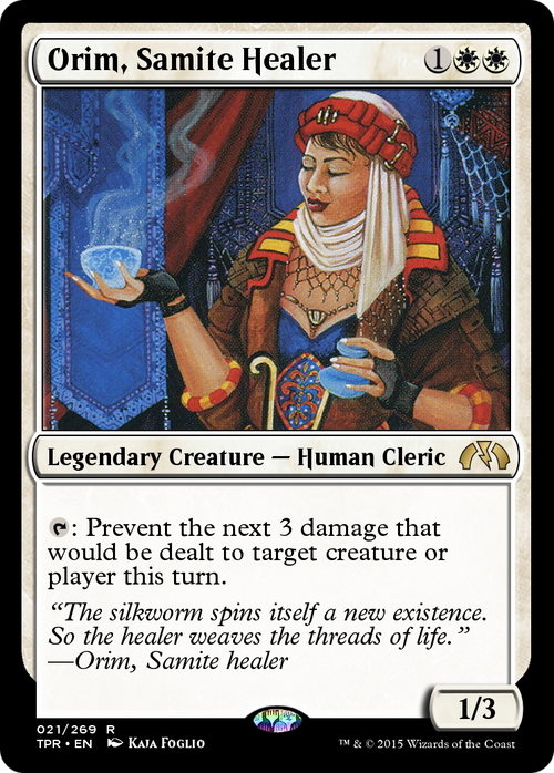 Orim, Samite Healer (TPR-021) - Tempest Remastered Foil