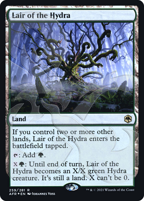Lair of the Hydra (AFR&-259A) - Adventures in the Forgotten Realms Promos Foil