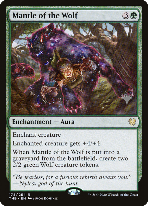 Mantle of the Wolf (PPTHB-178P) - Theros Beyond Death Promos Foil