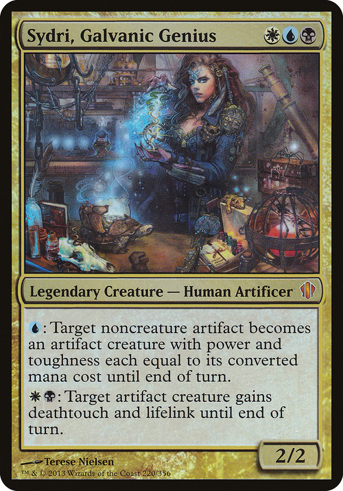 Sydri, Galvanic Genius (Commander 2013) (OVER-220) - Commander 2013 Oversized Foil
