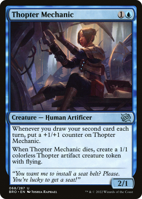 Thopter Mechanic (BRO-068) - The Brothers' War Foil