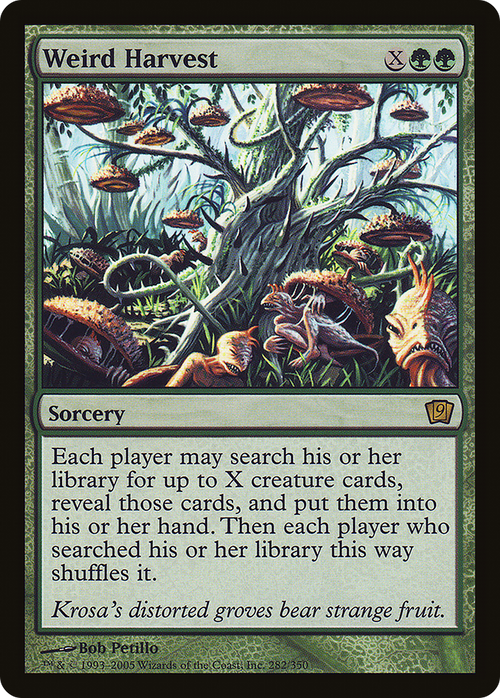 Weird Harvest (9ED-282) - 9th Edition Foil