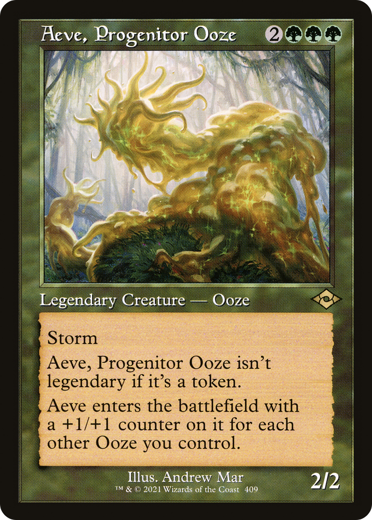 Aeve, Progenitor Ooze (Retro Frame) (MH2-409) - Modern Horizons 2 Foil