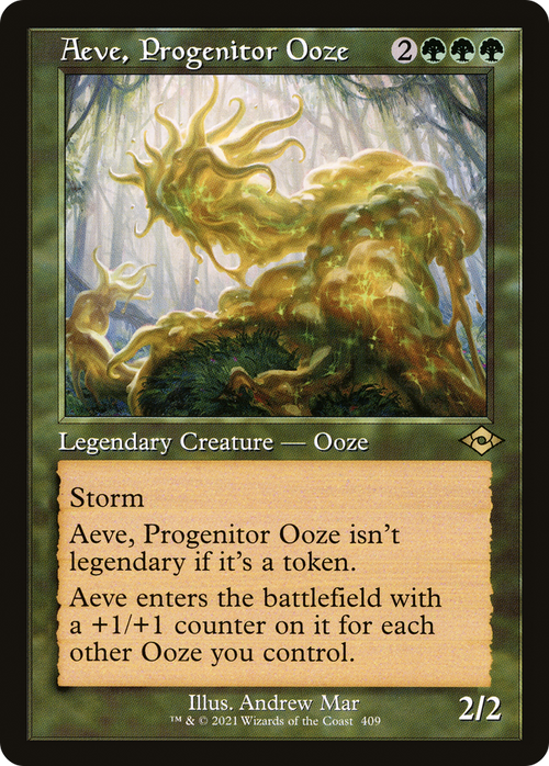 Aeve, Progenitor Ooze (Retro Frame) (MH2-409) - Modern Horizons 2 Foil
