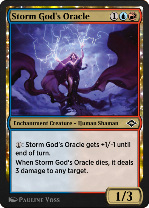 Storm God's Oracle (J21-721) - Jumpstart: Historic Horizons: (enchantment)
