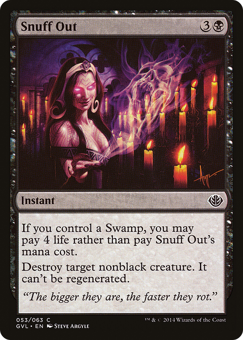 Snuff Out (DD3-053) - Duel Decks Anthology: Garruk vs. Liliana