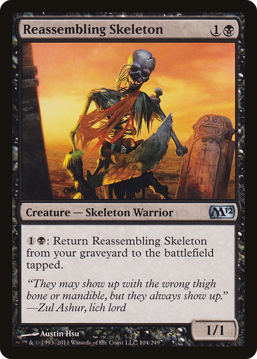 Reassembling Skeleton (M12-104) - Magic 2012