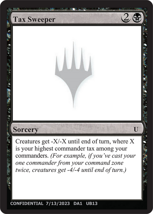 Tax Sweeper (UNK-UU14B) - Unknown Event