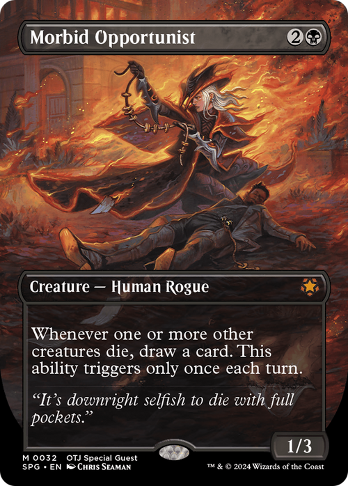 Morbid Opportunist (Borderless) (SPG-032) - Special Guests Foil