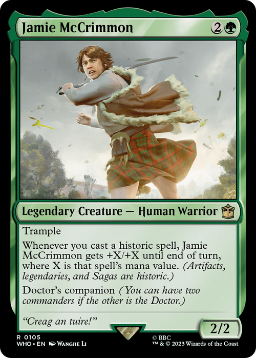 Jamie McCrimmon (WHO-105) - Doctor Who Foil