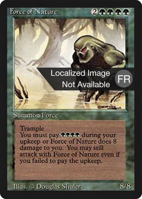 Force of Nature (FBB-) - Foreign Black Border