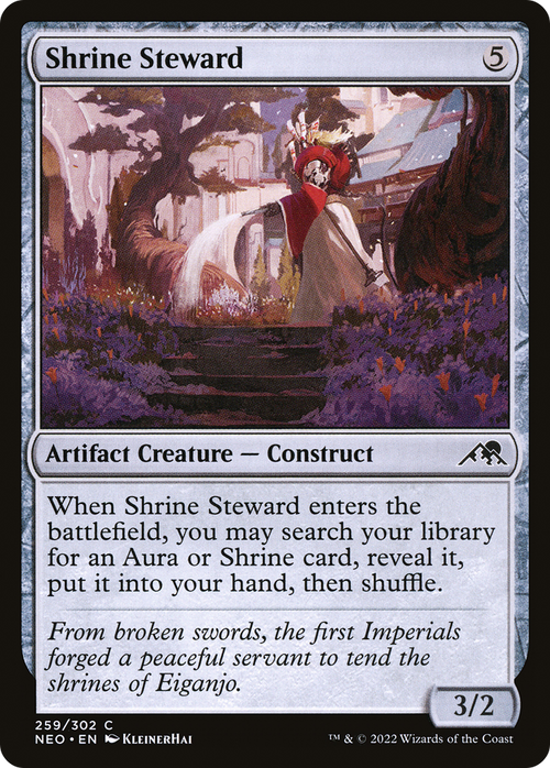 Shrine Steward (NEO-259) - Kamigawa: Neon Dynasty Foil