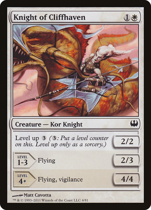 Knight of Cliffhaven (DDG-004) - Duel Decks: Knights vs. Dragons