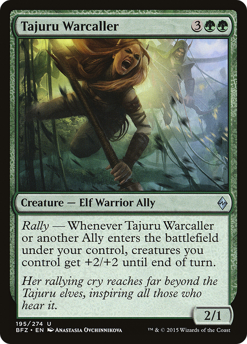Tajuru Warcaller (BFZ-195) - Battle for Zendikar Foil