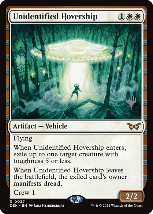 Unidentified Hovership (PPDSK-037) - Duskmourn: House of Horror Promos