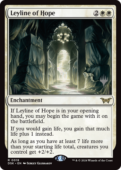 Leyline of Hope (PPDSK-018) - Duskmourn: House of Horror Promos Foil
