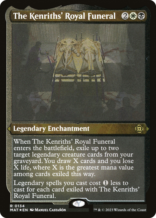 The Kenriths' Royal Funeral (Foil Etched) (MAT-134) - March of the Machine: The Aftermath Foil