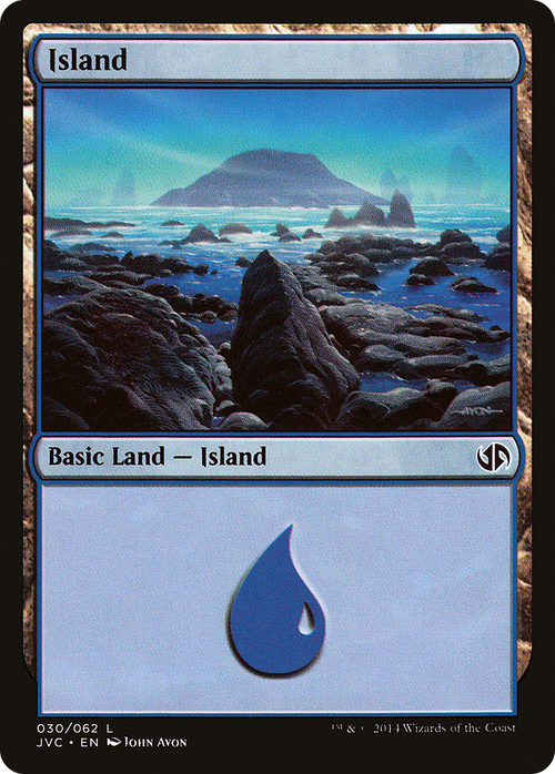 Island (30) (Jace vs. Chandra) (DD3-030) - Duel Decks Anthology: Jace vs. Chandra