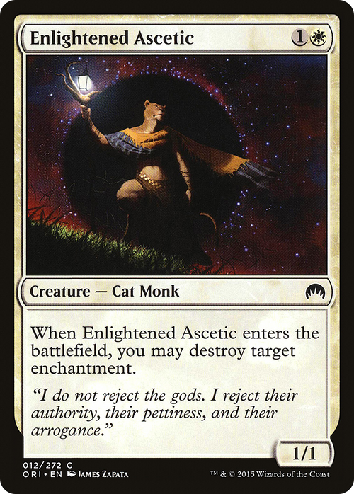 Enlightened Ascetic (ORI-012) - Magic Origins Foil