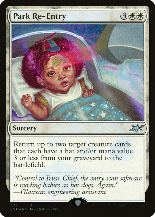 Park Re-Entry (Galaxy Foil) (UNF-308) - Unfinity Foil