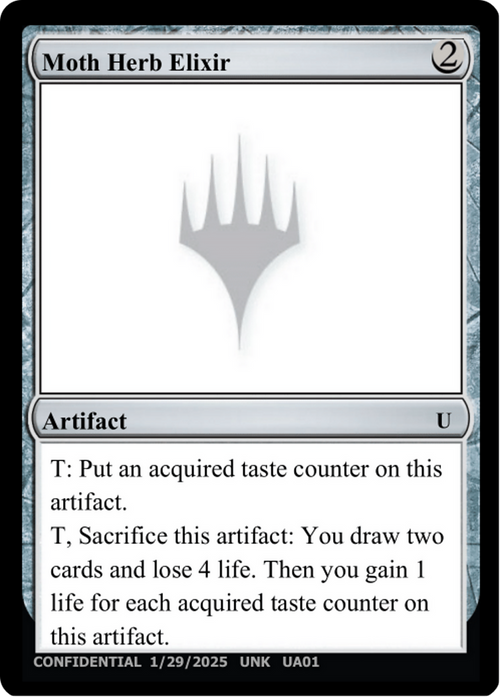 Moth Herb Elixir (UNK-UA01C) - Un-Known Event Playtest Cards