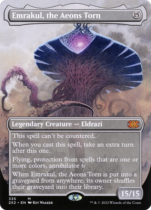 Emrakul, the Aeons Torn (Borderless) (2X2-335) - Double Masters 2022
