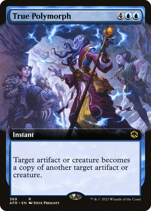 True Polymorph (Extended Art) (AFR-369) - Adventures in the Forgotten Realms: (Extended Art)