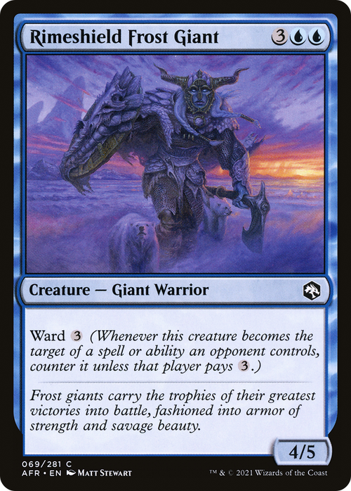 Rimeshield Frost Giant (AFR-069) - Adventures in the Forgotten Realms Foil