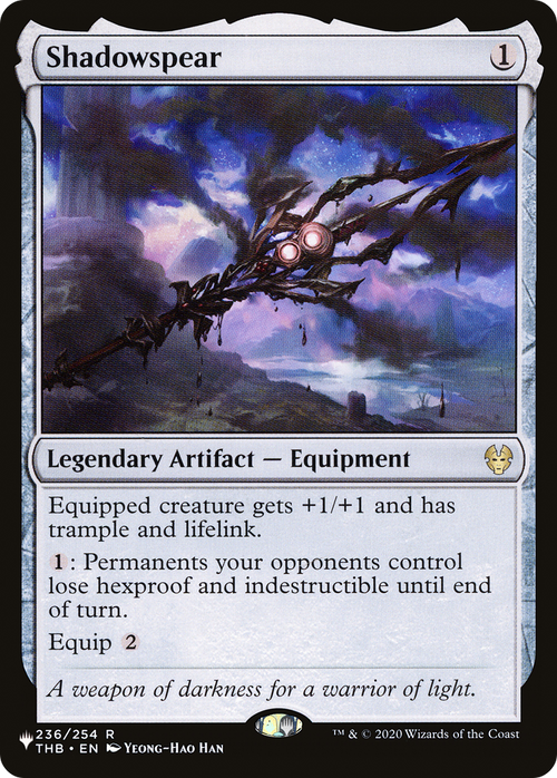 Shadowspear (LIST-236) - The List