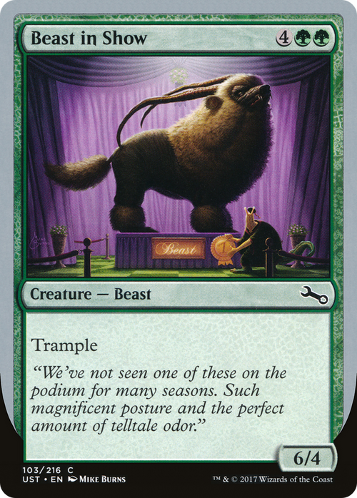 Beast in Show (B) (UST-103B) - Unstable Foil