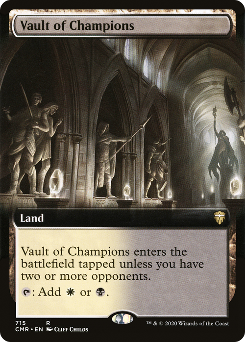 Vault of Champions (Extended Art) (CMR-715) - Commander Legends: (Extended Art)