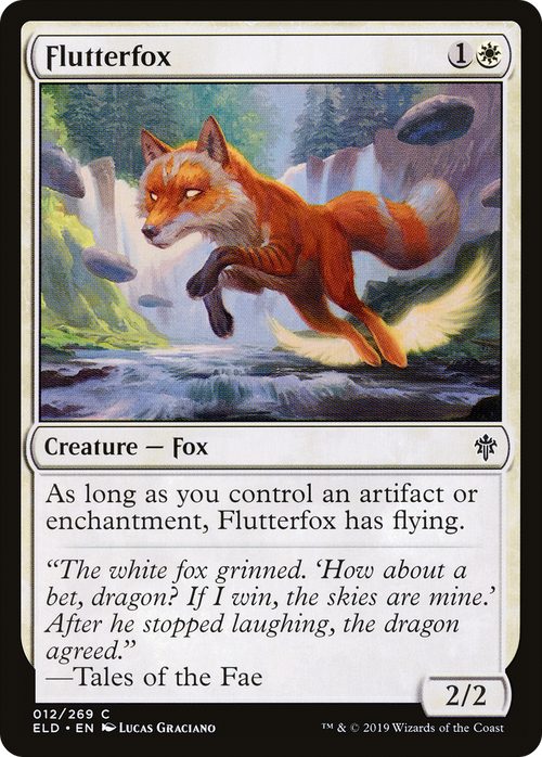 Flutterfox (ELD-012) - Throne of Eldraine Foil